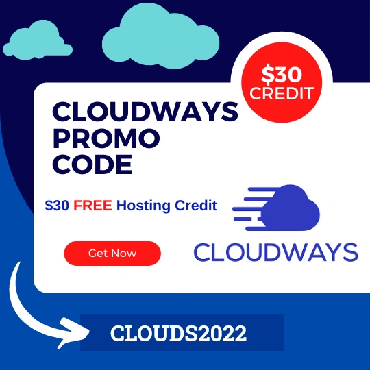 Cloudways Promo Code THATMY30 — 30% off for 3 months